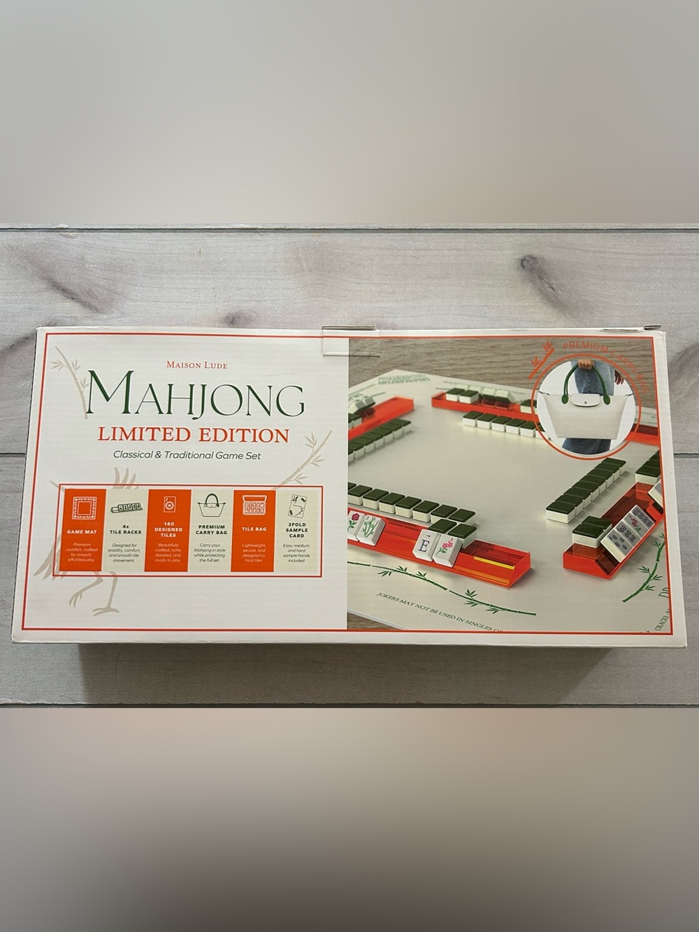 NIB Maison Lude Limited Edition Complete American Mahjong Set